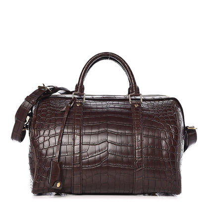 Louis Vuitton Matte Alligator SC Bag PM Chocolate 1 of 12