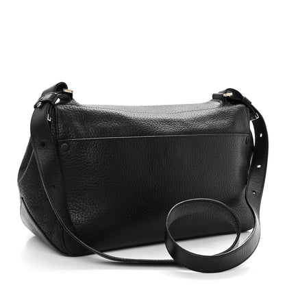Proenza Schouler Pebbled Calfskin Double Sided PS Courier Bag Black 3 of 12