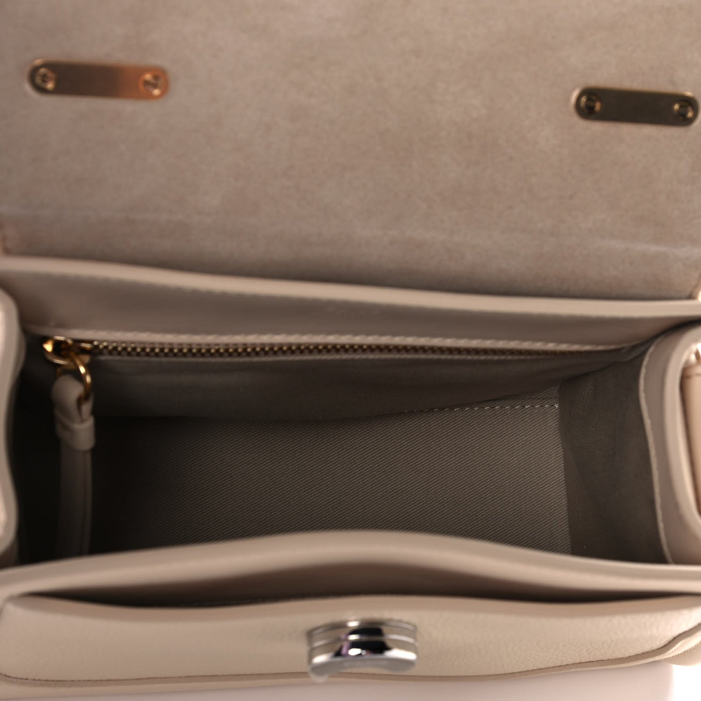 Calfskin Mini Tess Day Bag Sweet Beige