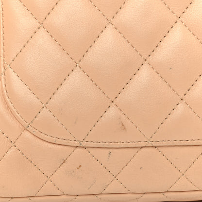 Chanel Calfskin Quilted Large Cambon Bowler Beige Black 13 of 13