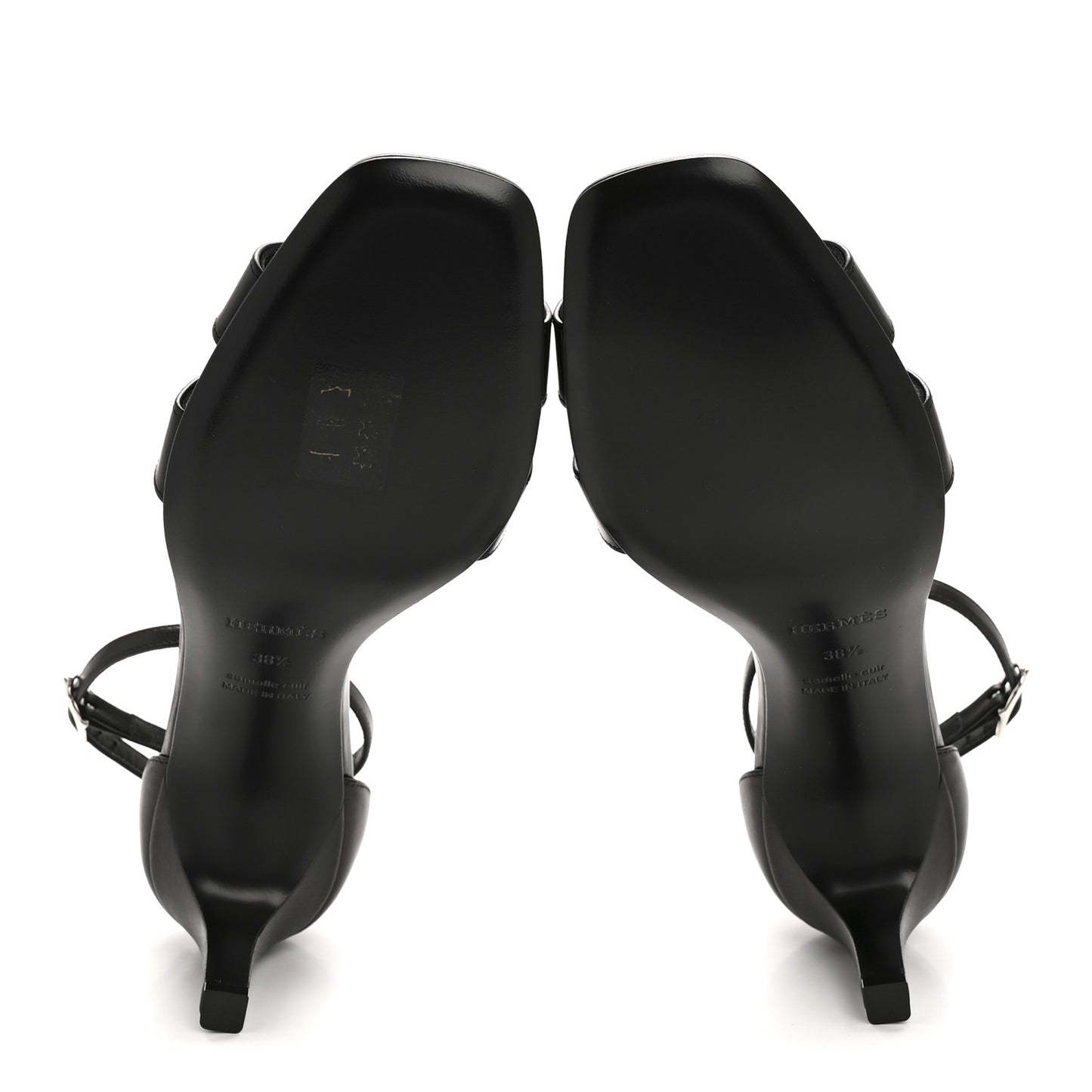 Calfskin Joy 70 Sandals 38.5 Black