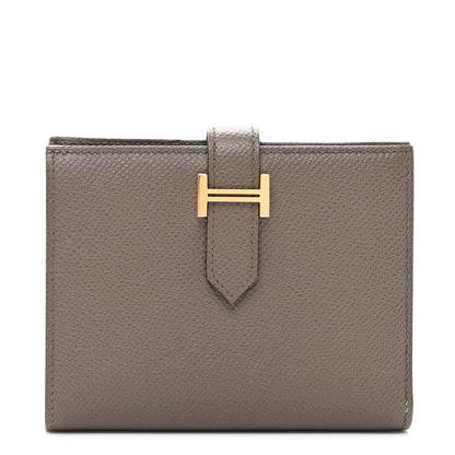 Hermes Epsom Bearn Compact Wallet Etain 1 of 8
