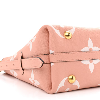 Louis Vuitton Empreinte Monogram Giant CarryAll PM Trianon Pink Cream 10 of 12