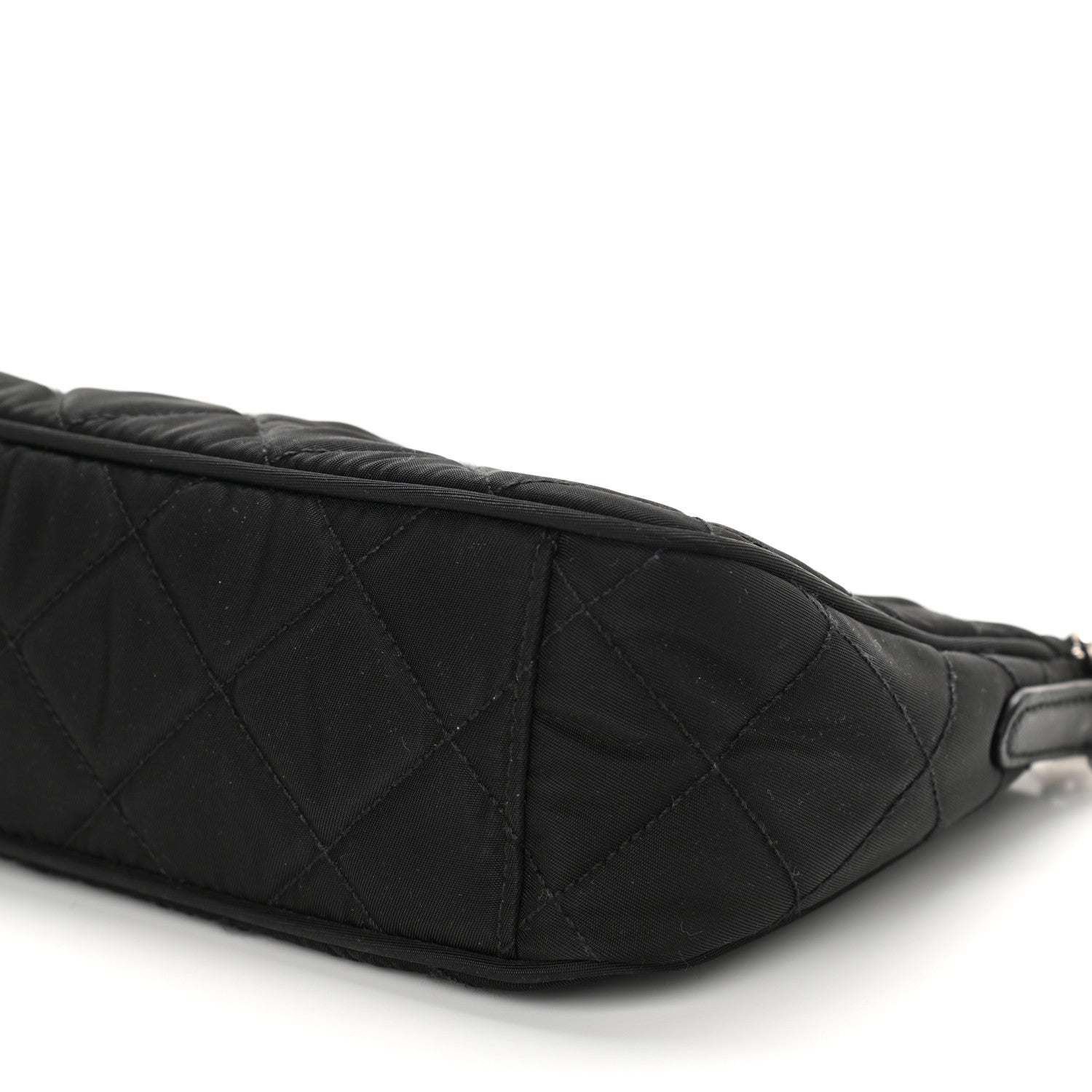 Prada Nylon Tessuto Impuntu Quilted Crossbody Bag Black 8 of 9