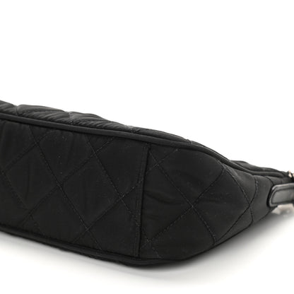 Prada Nylon Tessuto Impuntu Quilted Crossbody Bag Black 8 of 9