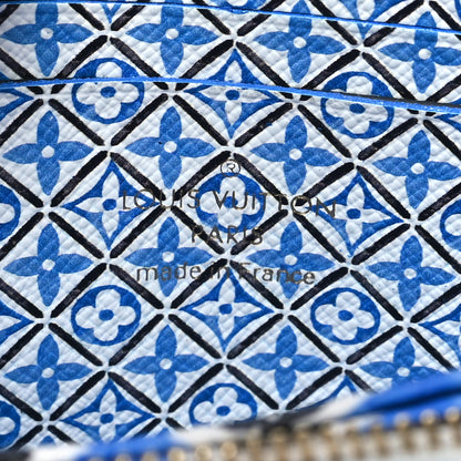 Louis Vuitton Monogram Giant By The Pool Zippy Coin Purse Blue 6 of 6