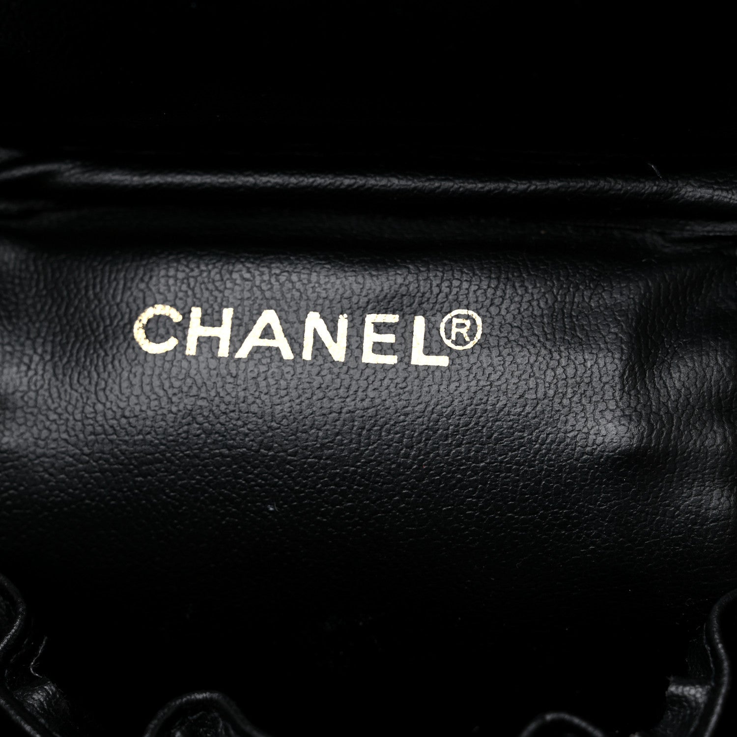 Chanel Lambskin Vanity Cosmetic Case Black 6 of 15