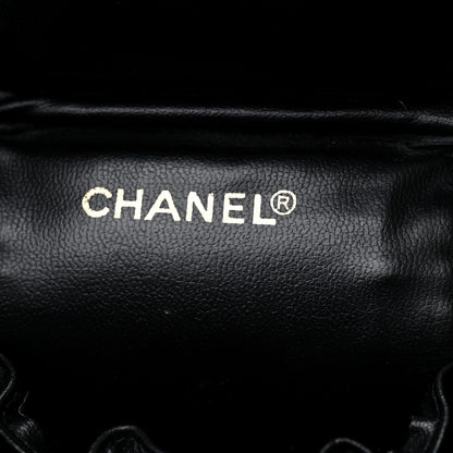 Chanel Lambskin Vanity Cosmetic Case Black 6 of 15