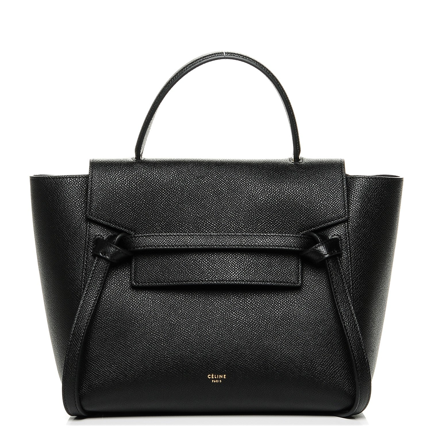 Celine Grained Calfskin Micro Belt Bag Black 1 of 8