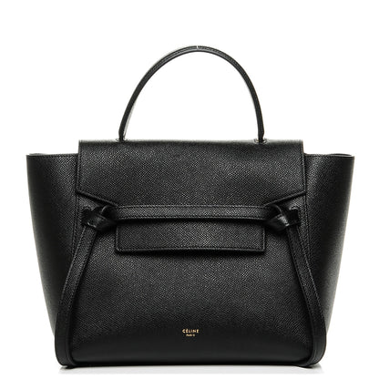 Celine Grained Calfskin Micro Belt Bag Black 1 of 8