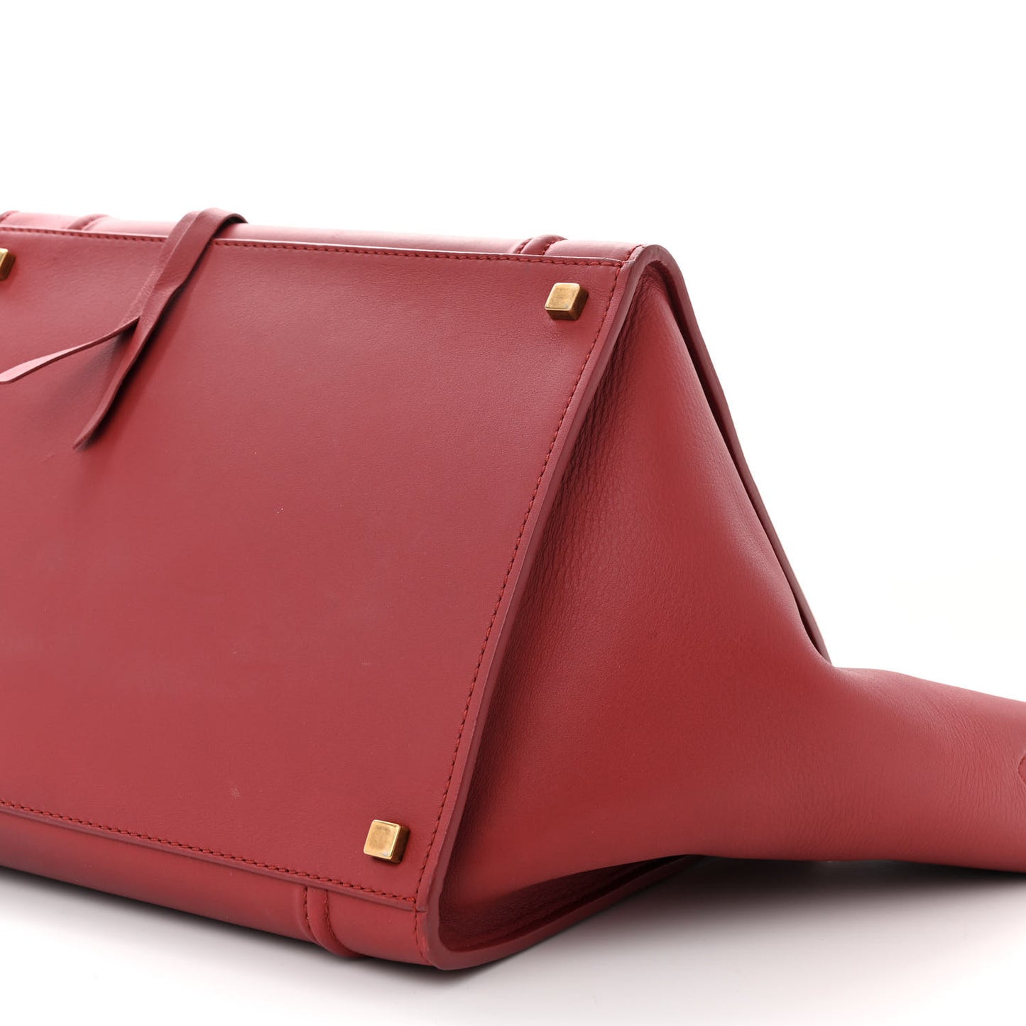 Supple Calfskin Medium Phantom Luggage Red