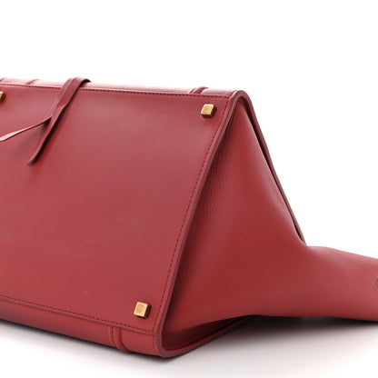 Celine Supple Calfskin Medium Phantom Luggage Red 10 of 14
