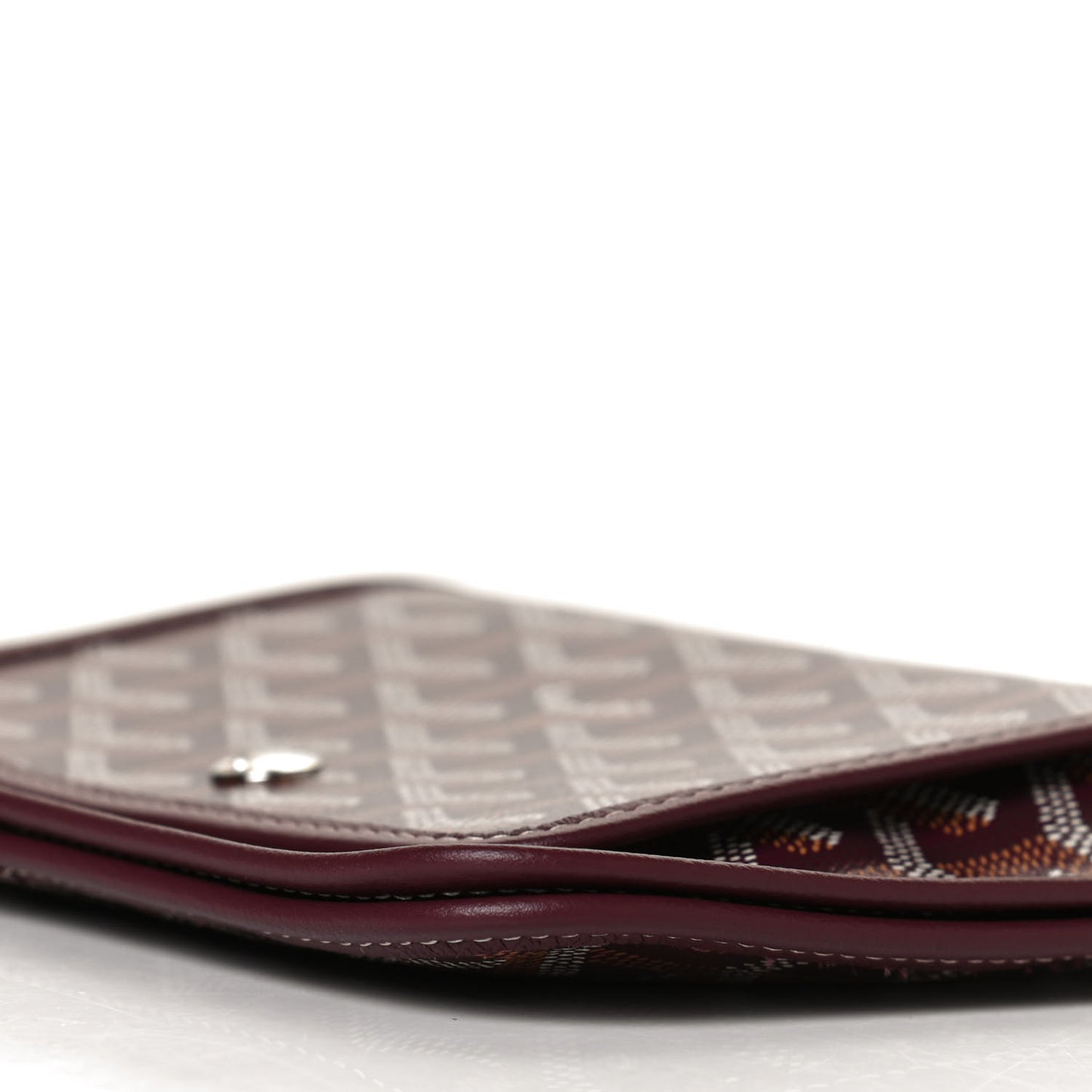 Goyardine Plumet Wallet Clutch Burgundy