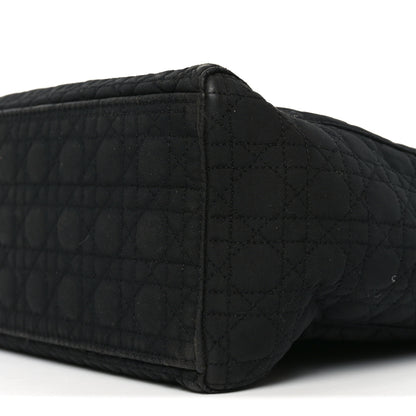Christian Dior Nylon Cannage Large Lady Dior Black 10 of 11