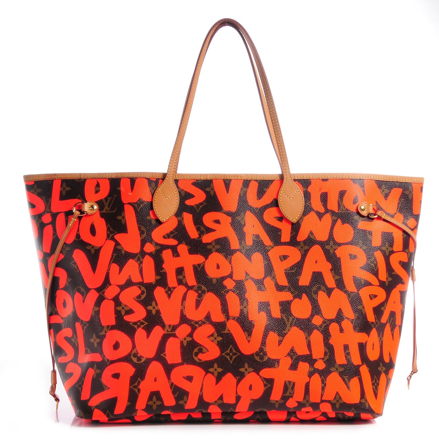 Monogram Graffiti Neverfull GM Orange