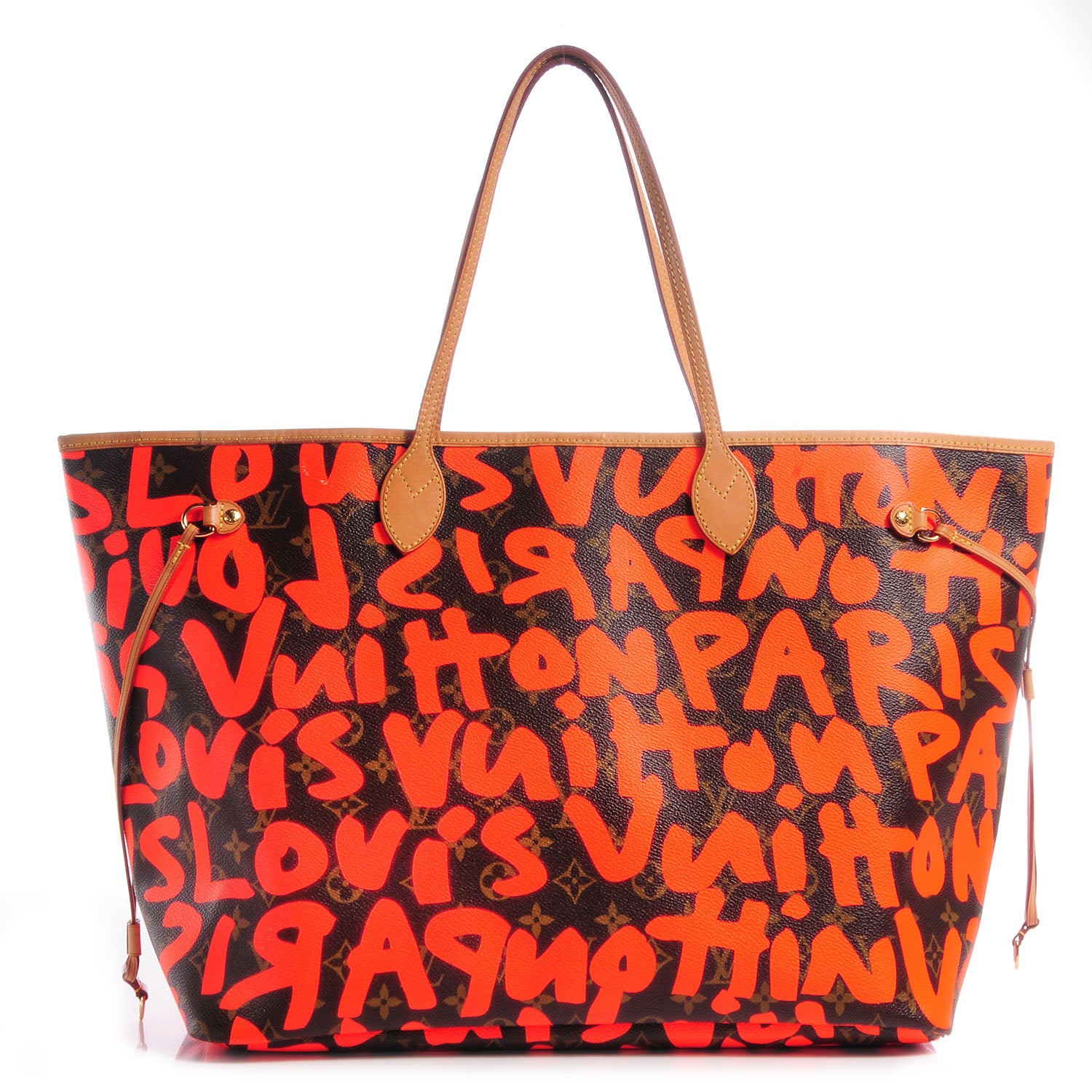 Louis Vuitton Monogram Graffiti Neverfull GM Orange 1 of 7
