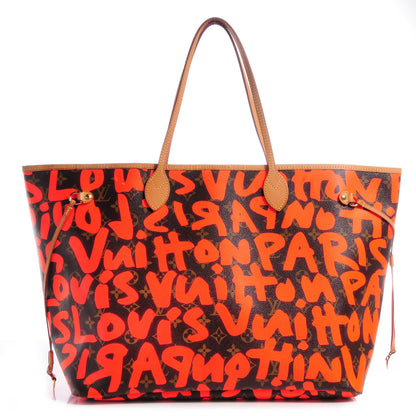 Louis Vuitton Monogram Graffiti Neverfull GM Orange 1 of 7