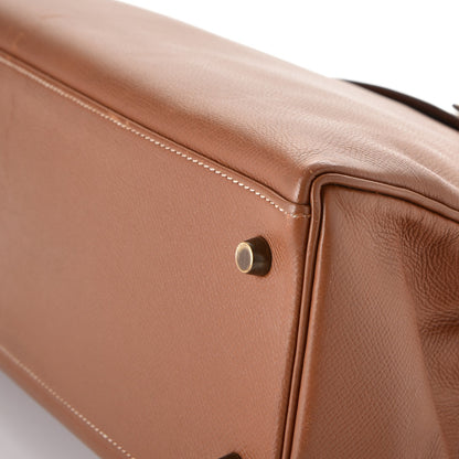 Hermes Courchevel Kelly Retourne 32 Gold 38 of 44
