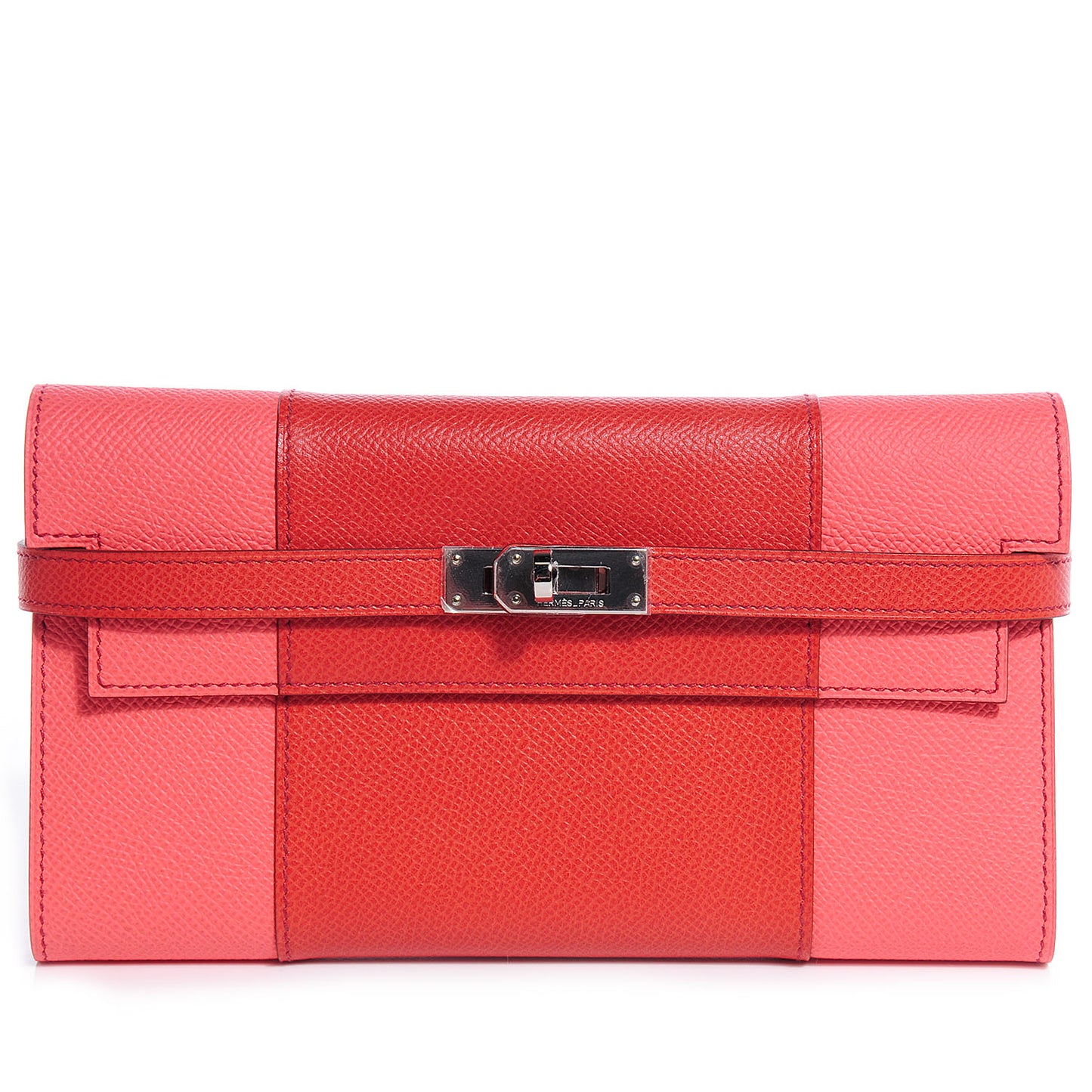 Epsom Flag Kelly Longue Wallet Corail Flamingo