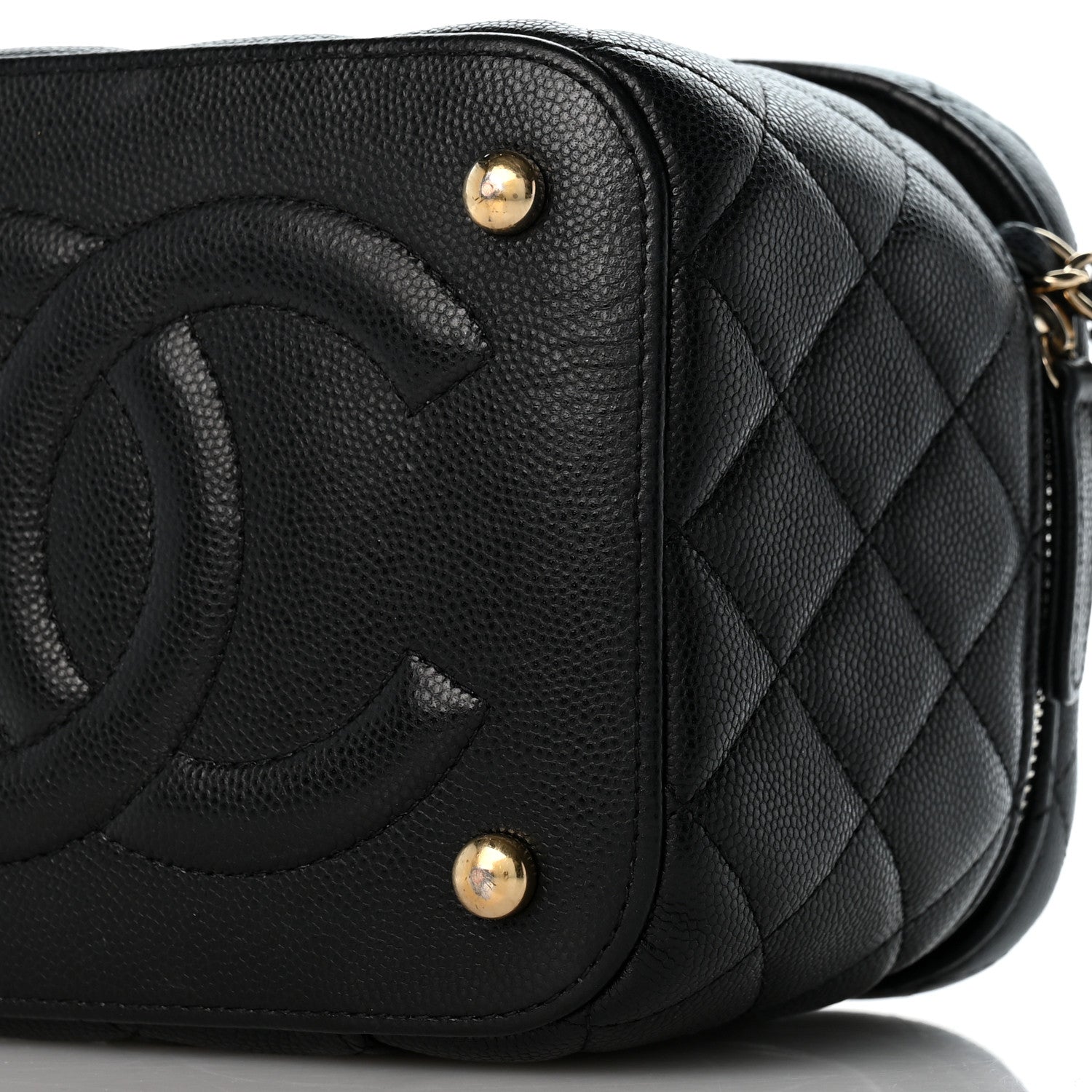 Chanel Caviar Quilted Small CC Vanity Case Black 10 of 12