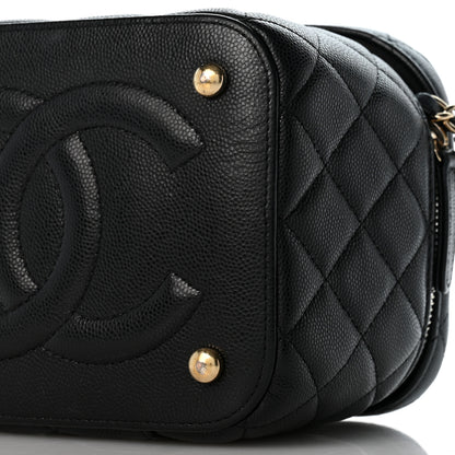 Chanel Caviar Quilted Small CC Vanity Case Black 10 of 12