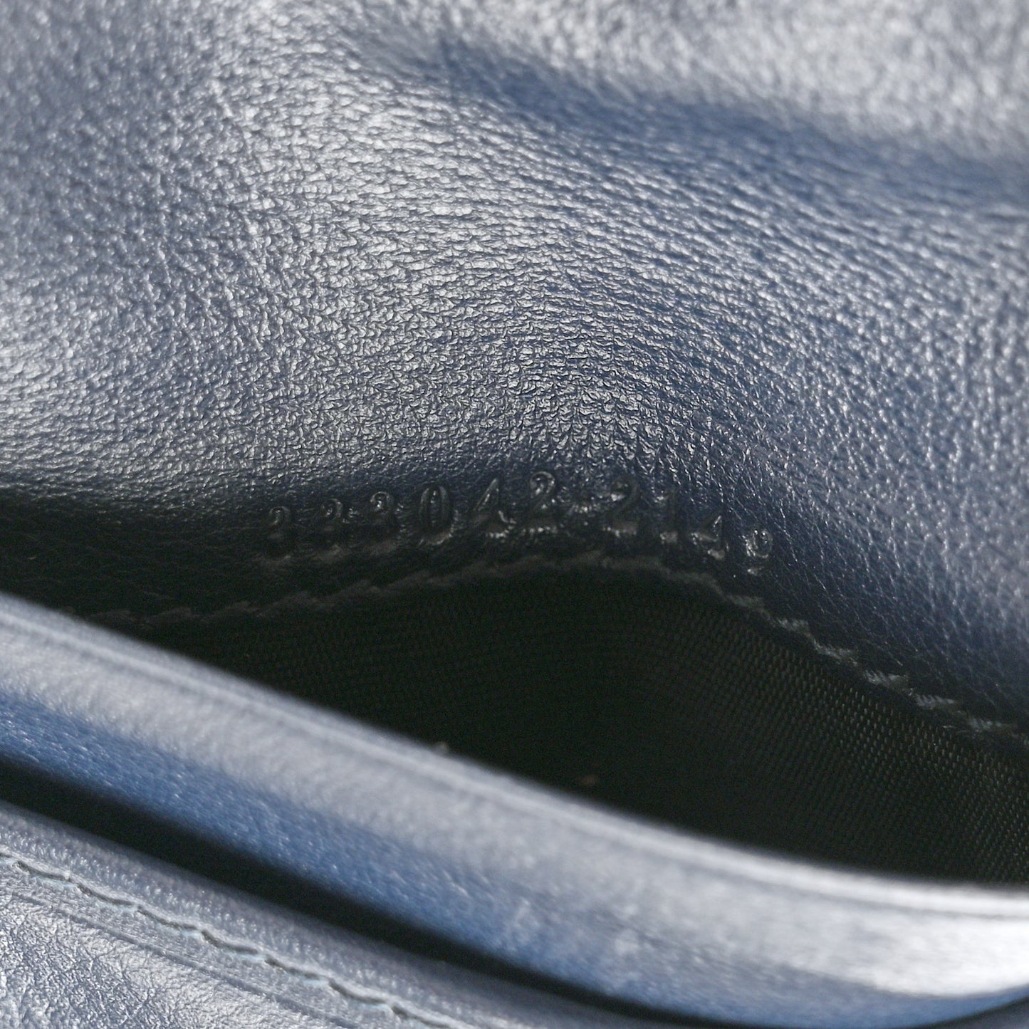 Microguccissima Bi-Fold Wallet Navy