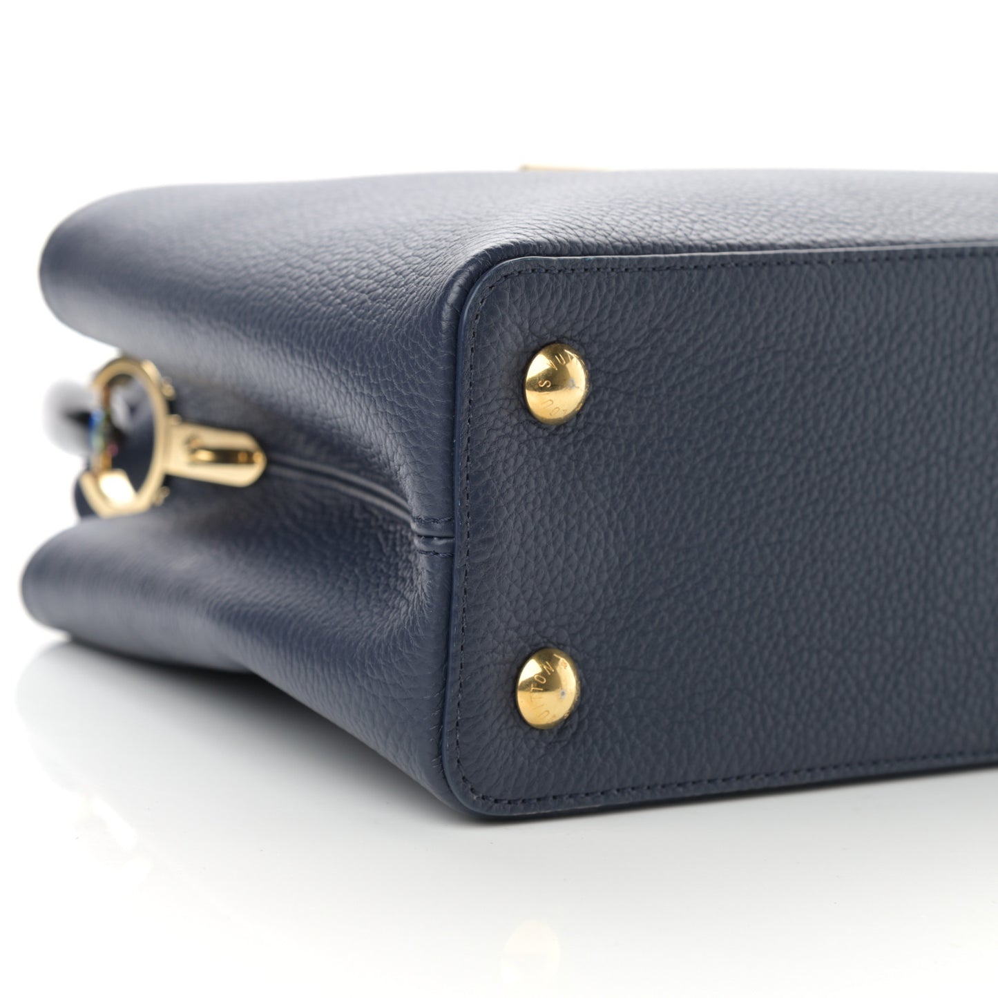 Taurillon Resin Capucines Murano MM Midnight Blue
