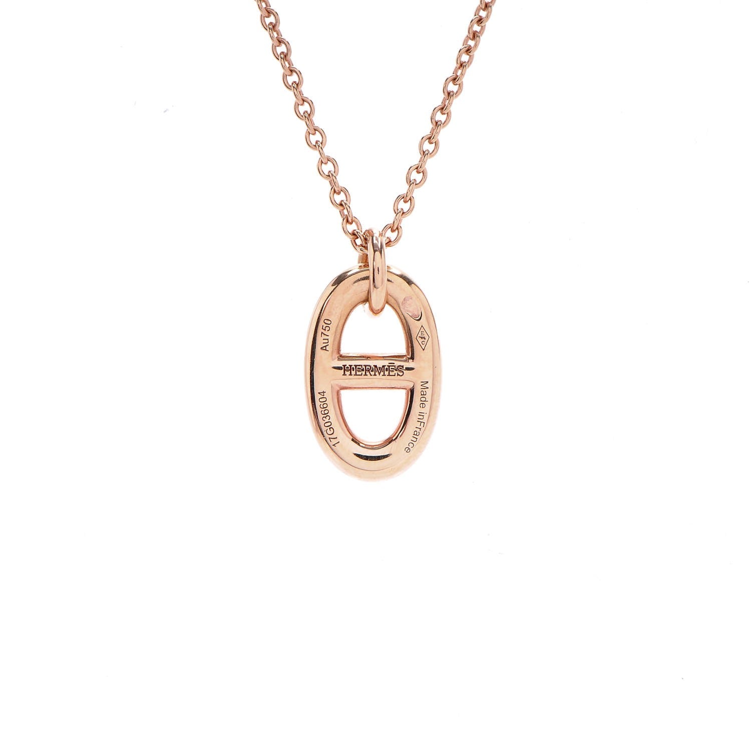 Hermes 18K Rose Gold PM Farandole Pendant Necklace 5 of 6