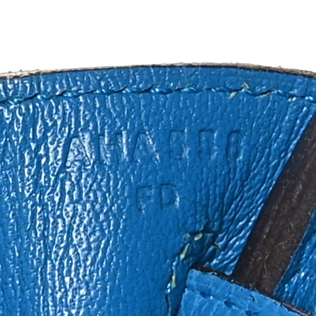 Togo Birkin 25 Bleu Zanzibar