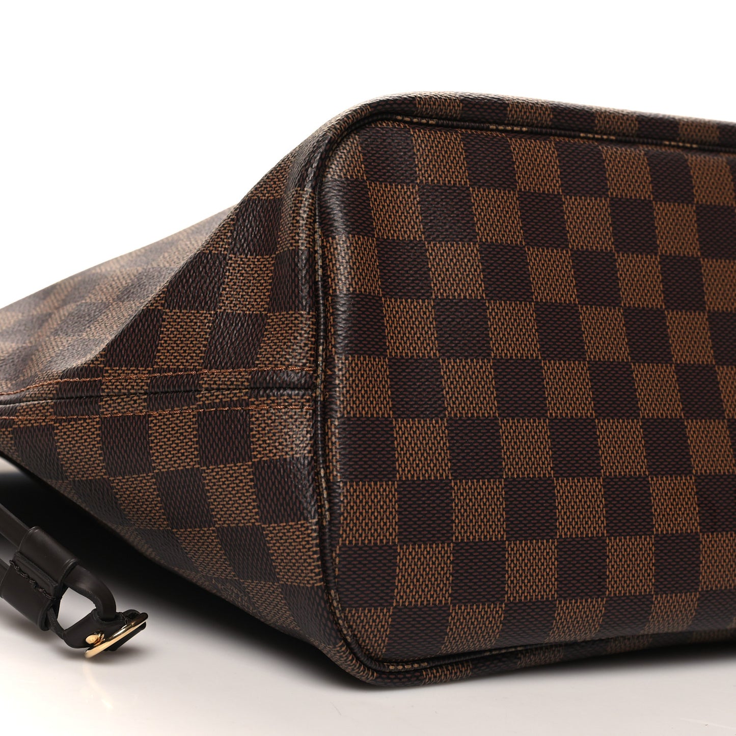 Damier Ebene Braided Neverfull MM Pink