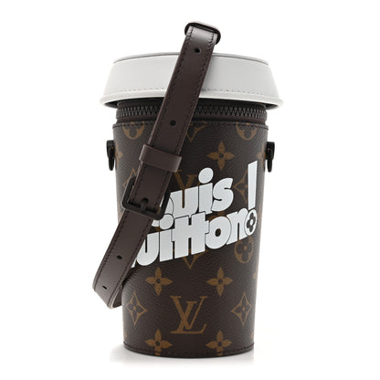 Louis Vuitton Monogram Calfskin Everyday LV Coffee Cup Pouch 1 of 9
