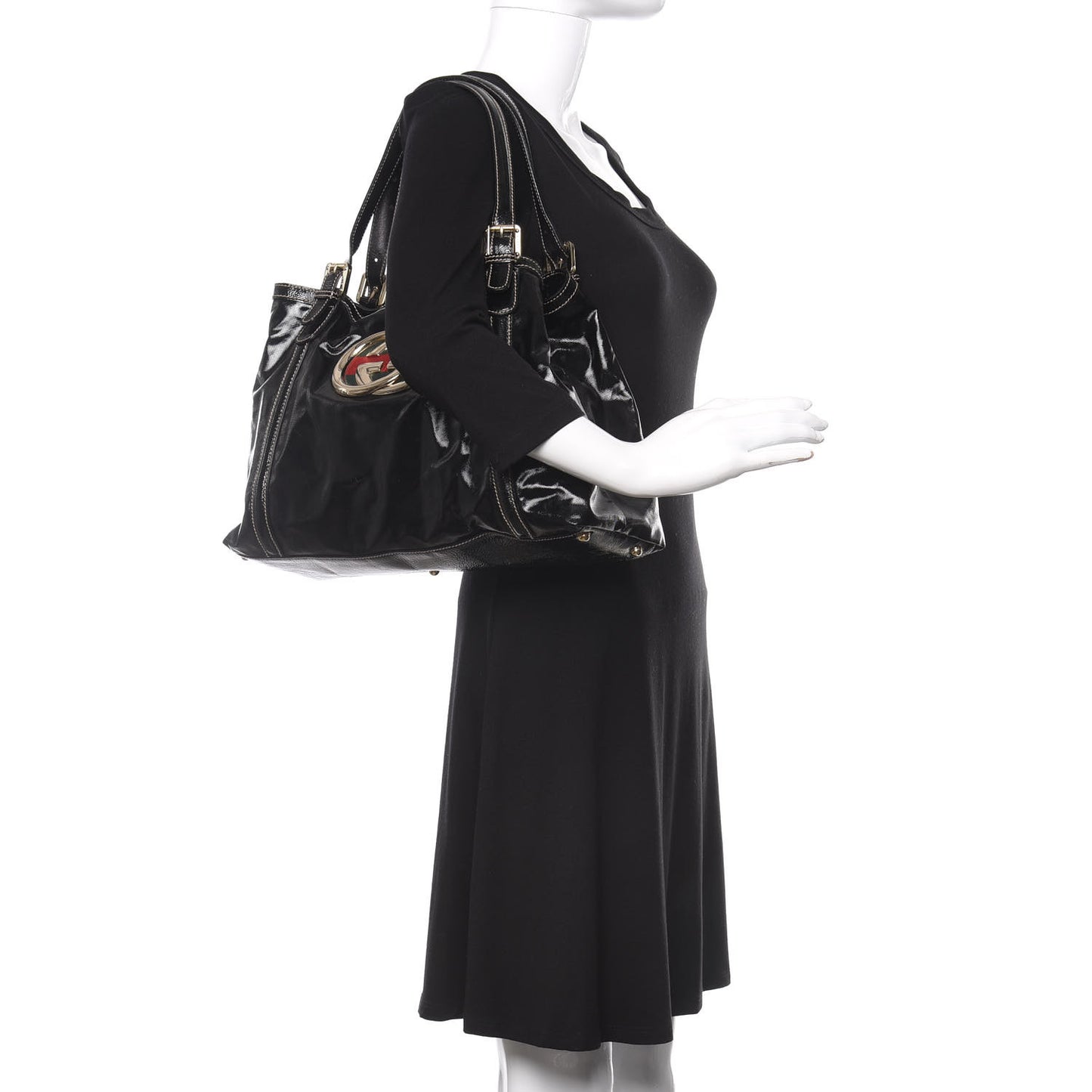Dialux Medium Britt Tote Black