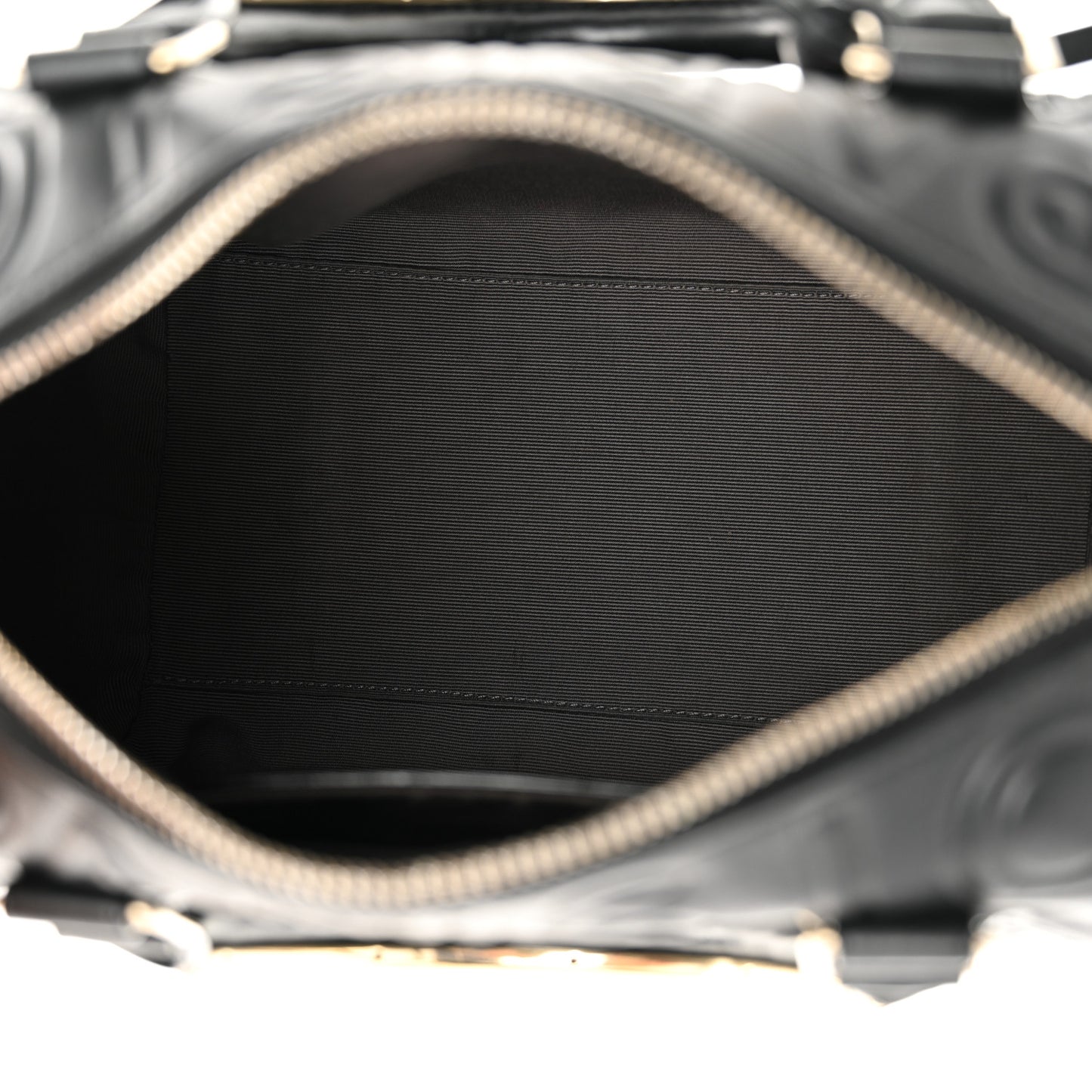 Calfskin Embossed Mini Cube Speedy Black