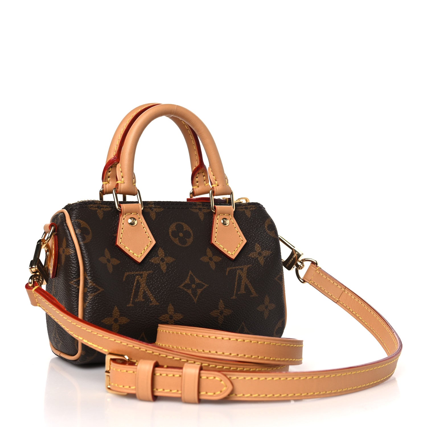 Louis Vuitton Monogram Nano Speedy Bandouliere 3 of 10