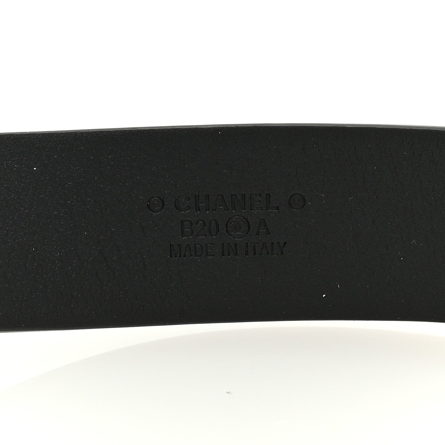 Chanel Lambskin CC Pearl Chain Belt 80 32 Black 3 of 4