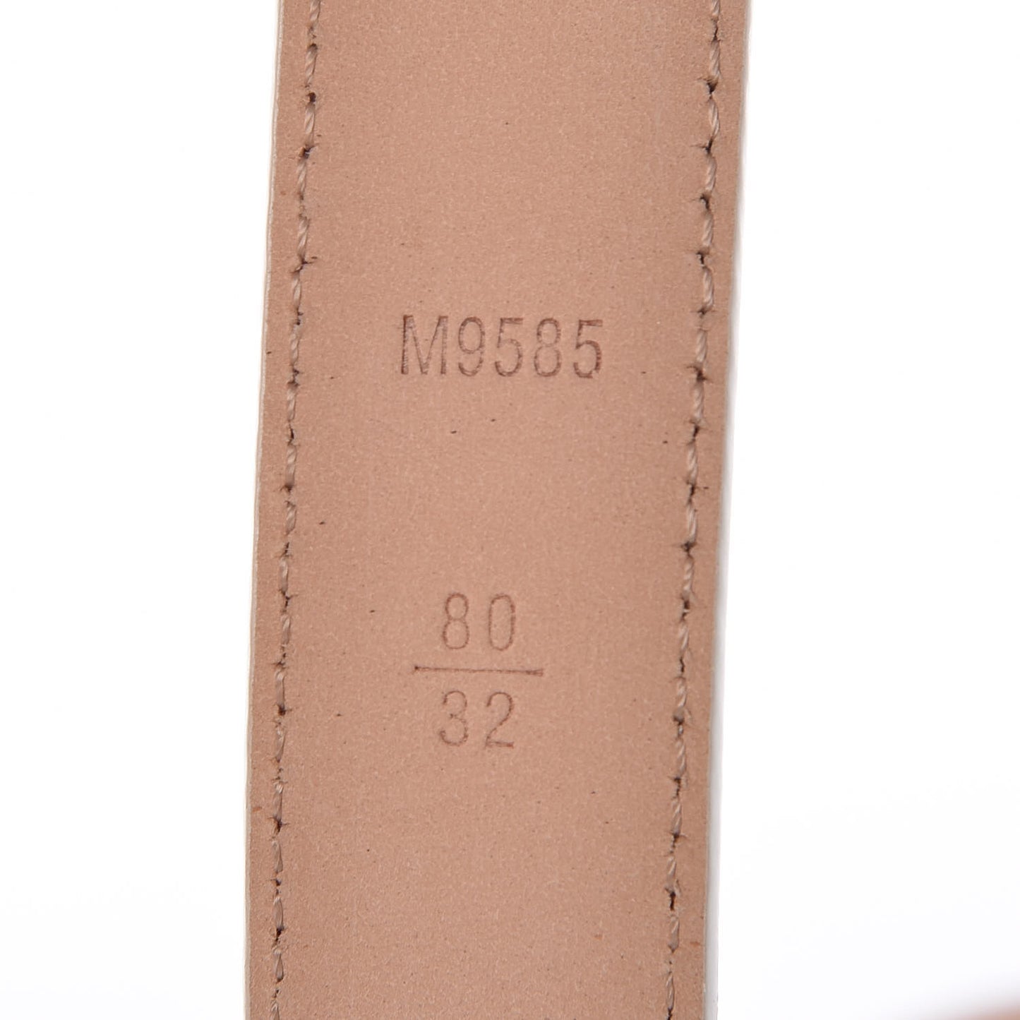 Monogram Multicolor 30mm Belt 80 32 White