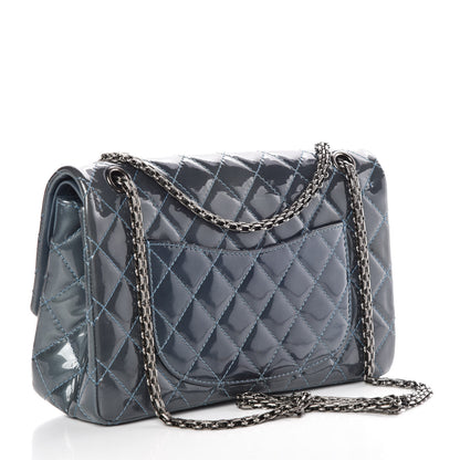 Chanel Patent Quilted 2.55 Reissue 226 Flap Blue 3 of 10