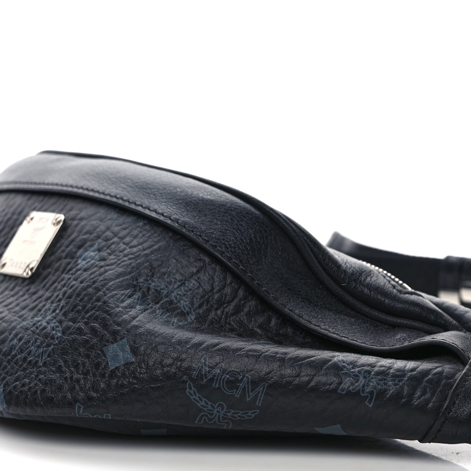 MCM Visetos Small Stark Belt Bag Black 9 of 9