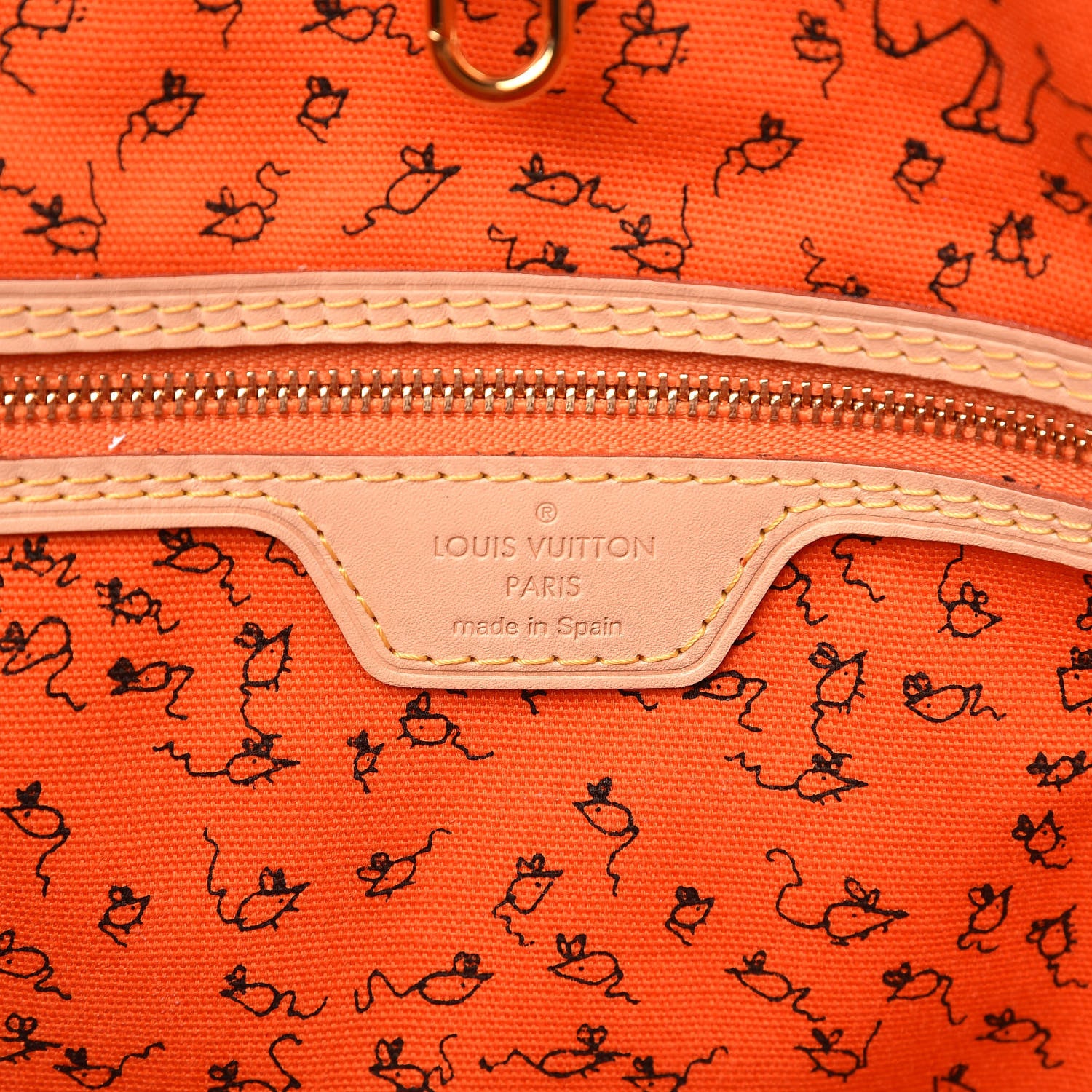 Louis Vuitton Catogram Neverfull MM Marron 7 of 11