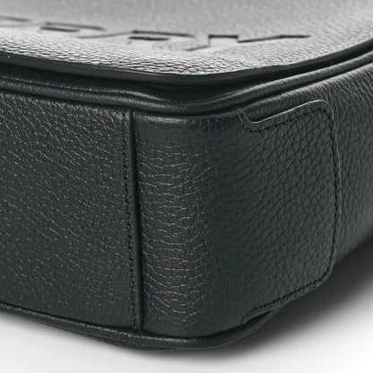 Burberry Grainy Calfskin Embossed Bruno Messenger Black 8 of 8