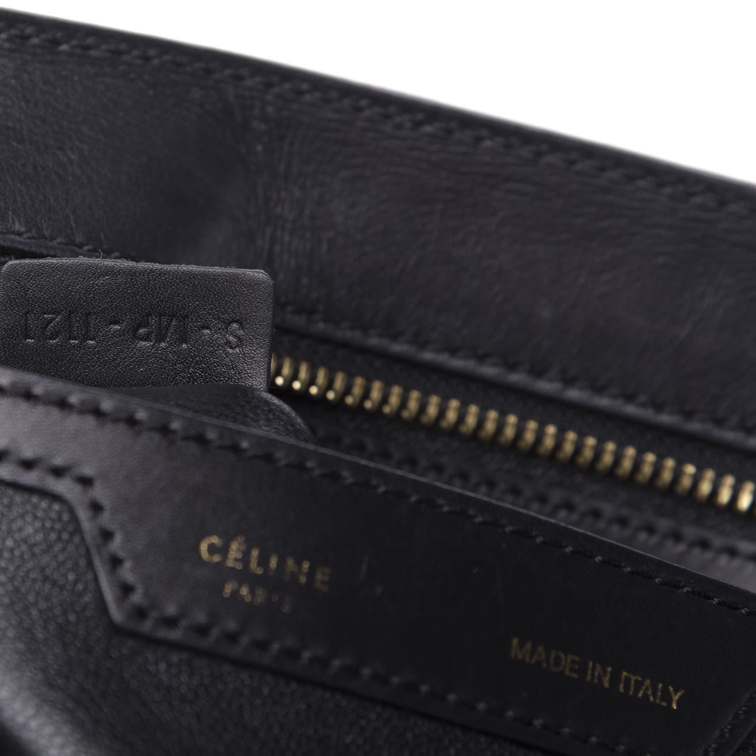 Celine Calfskin Suede Medium Tri-Color Trapeze Grey 10 of 10