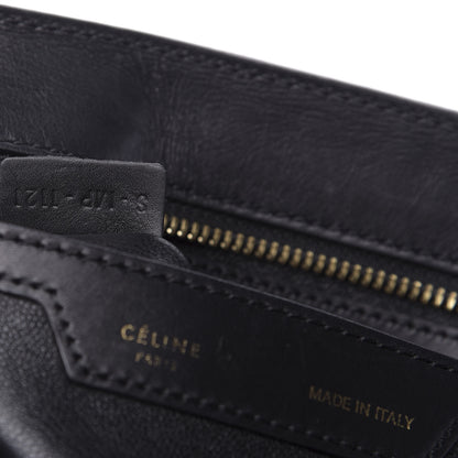 Celine Calfskin Suede Medium Tri-Color Trapeze Grey 10 of 10