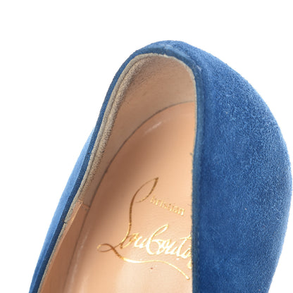 Christian Louboutin Veau Velours Pigalle Follies 100 Pumps 39 Positano 8 of 14