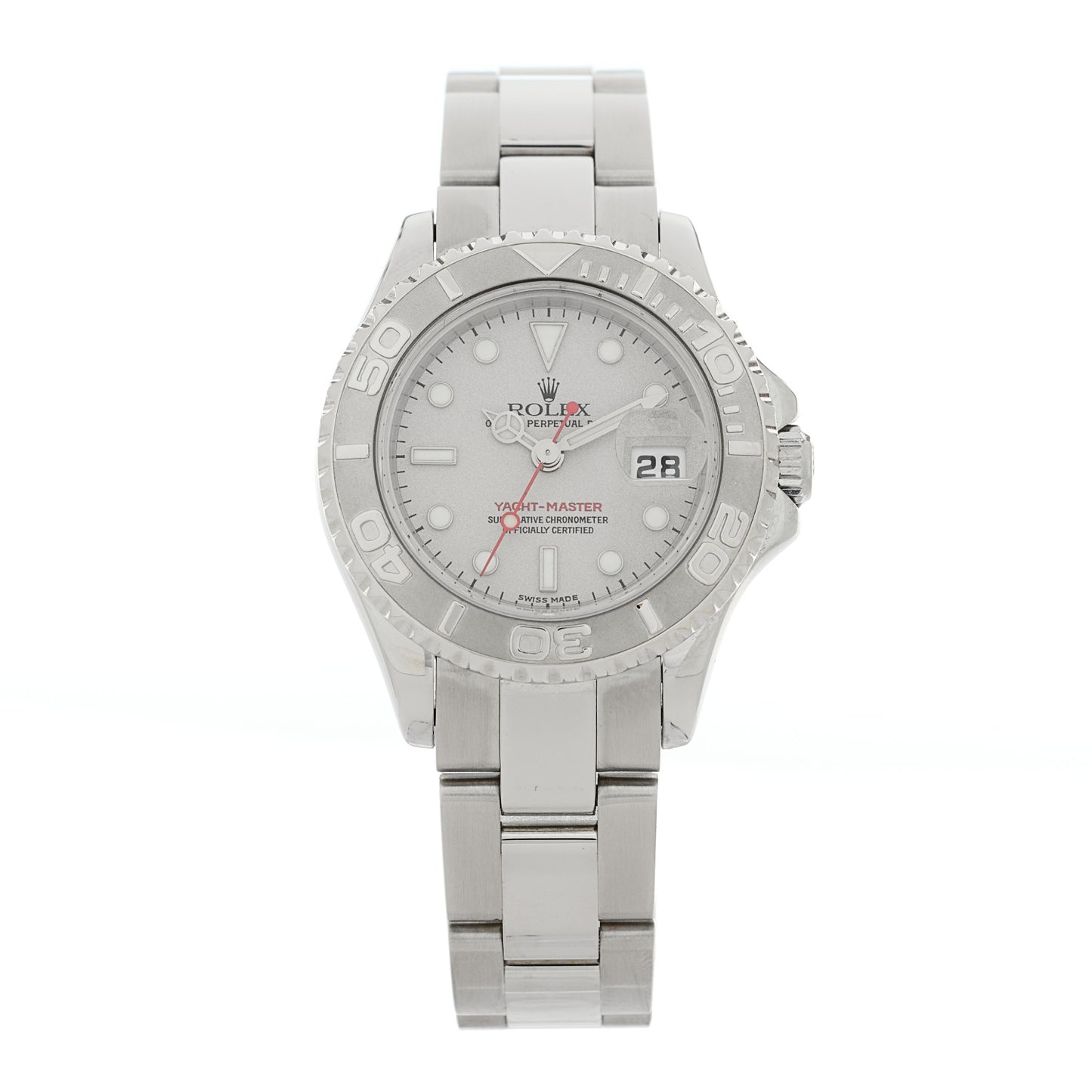 Stainless Steel Platinum 29mm Yacht-Master Watch Silver 169622