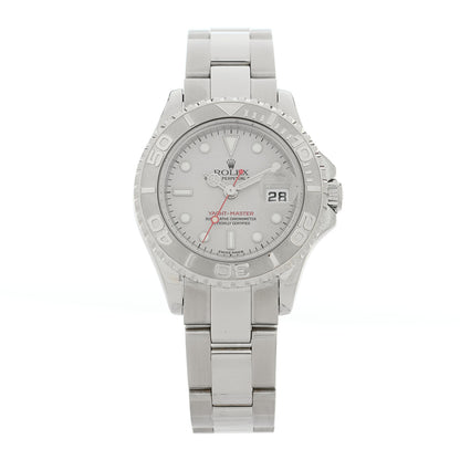 Rolex Stainless Steel Platinum 29mm Yacht-Master Watch Silver 169622 1 of 4