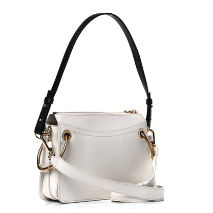 Chloe Calfskin Suede Small Roy Bag Natural White 2 of 4