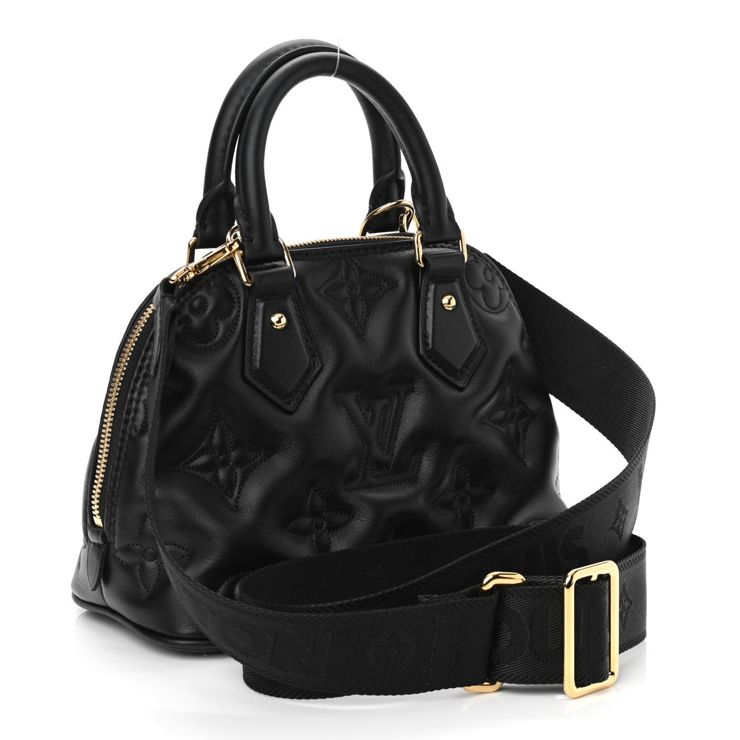 Calfskin Bubblegram Alma BB Black