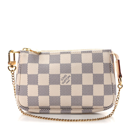 Louis Vuitton LOUIS VUITTON Damier Azur Mini Pochette Accessories 1 of 6