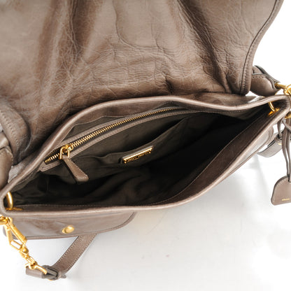 Miu Miu Nappa Matelasse Coffer Hobo Fumo 5 of 8