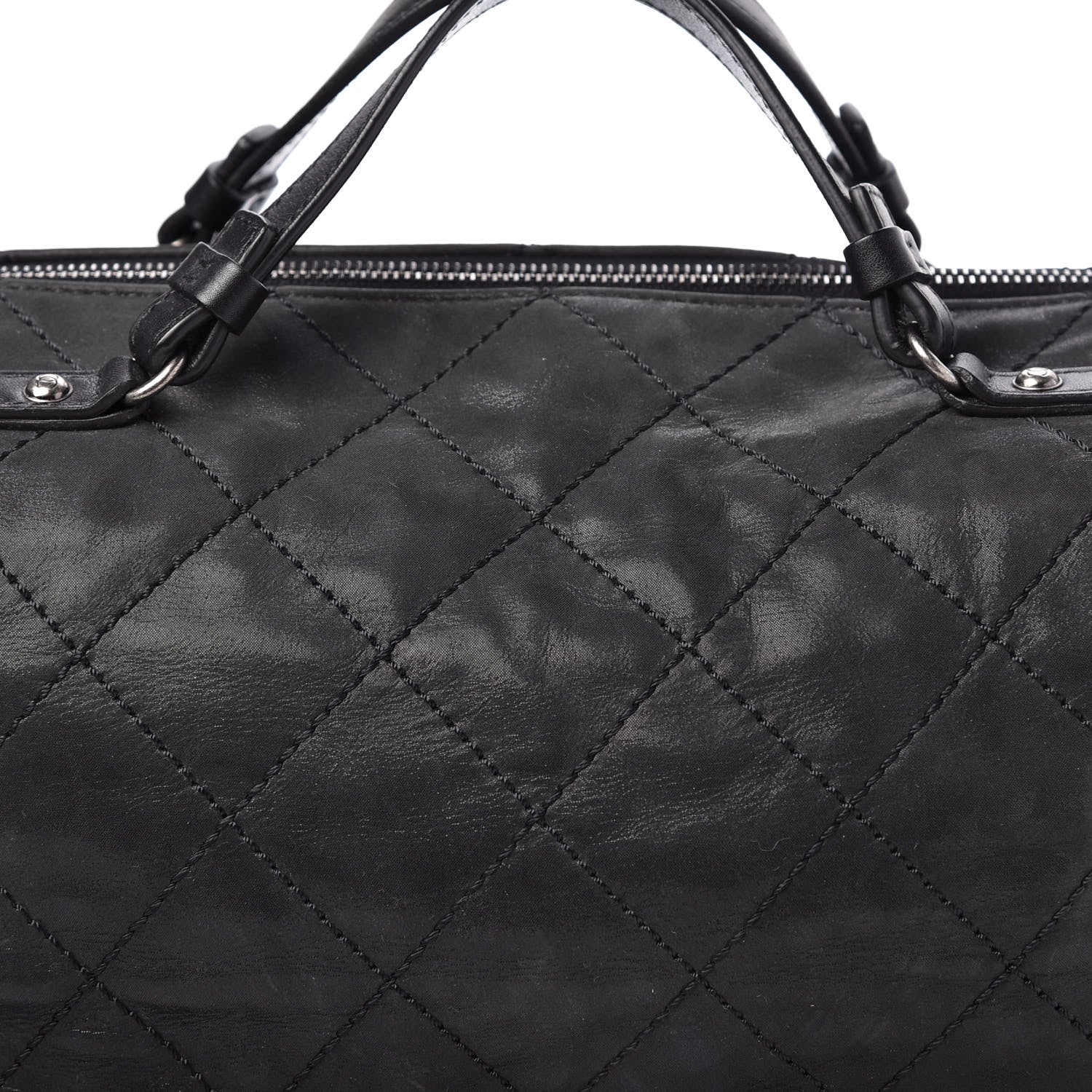 Chanel Iridescent Calfskin Quilted Coco Daily Shoulder Bag Black 11 of 11